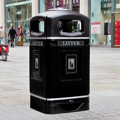 Glasdon Jubilee litter bin - 1
