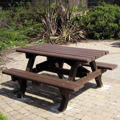 Recycled Material Picnic Table - 4