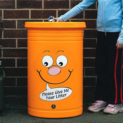 Commodore™ Litter Bin with Billy Bin-it™ Symbol