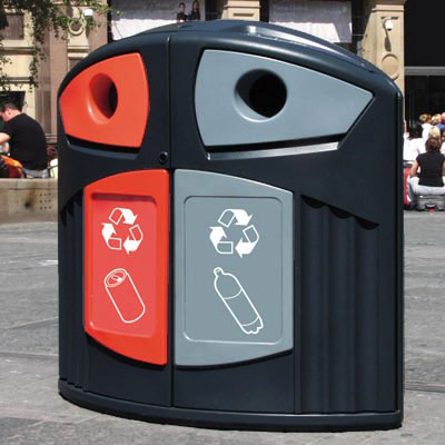 Nexus® 200 Plastic Bottle / Can Recycling Bin